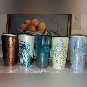 Starbucks ceramic coffee mug collection siren